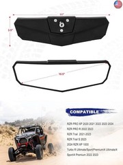 RZR Rear View Mirror, Convex UTV Center Rearview Mirror Compatible with Polaris