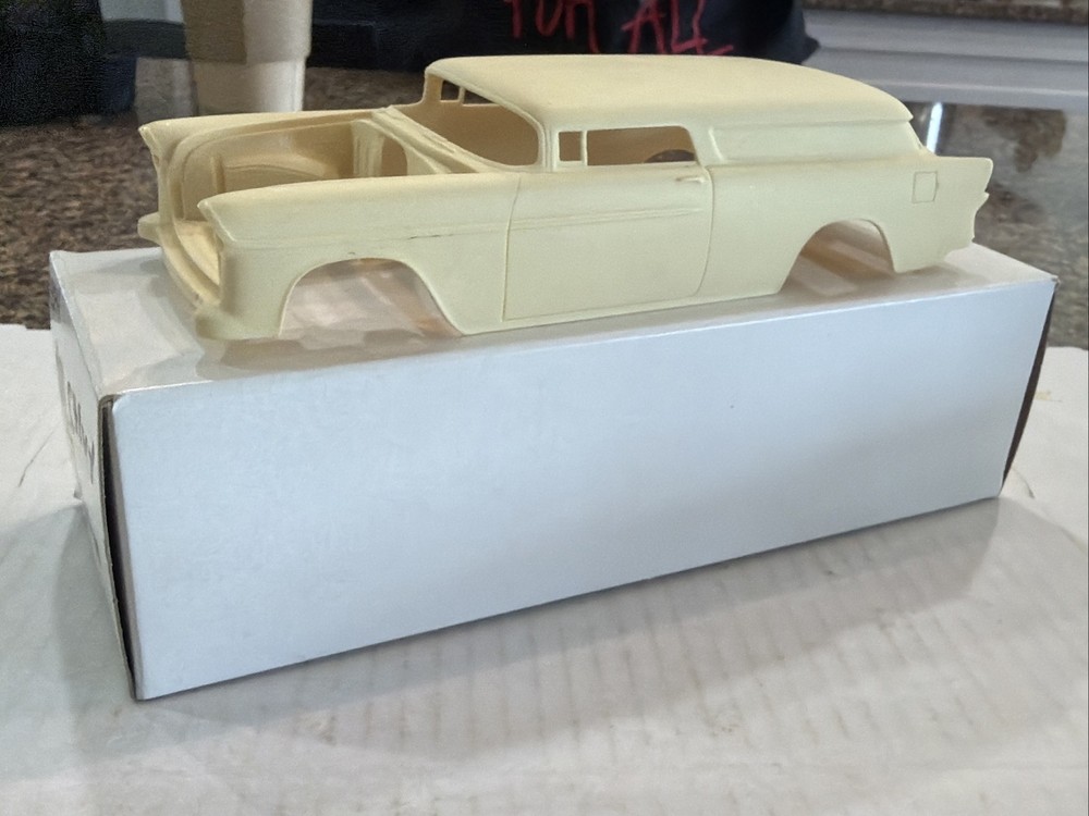 JIMMY FLINTSTONE 1955 CHEVY CHOPPED WAGON RESIN BODY! CIRCA 90’s-2000’s! VMCP!