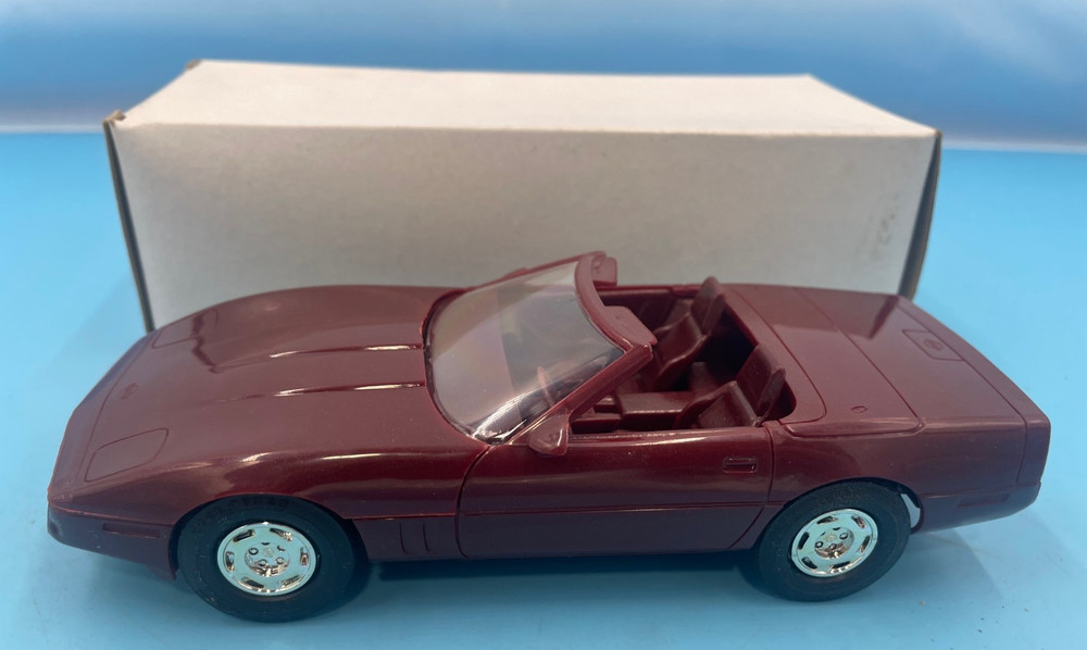 1988 Chevrolet Corvette Roadster Dark Red Dealer Promo 6095EO New In Box!
