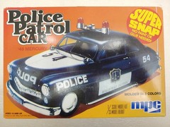MCP 705 1949 Mercury Highway Patrol Police Car 1/25 Super Snap Kit New Open Box