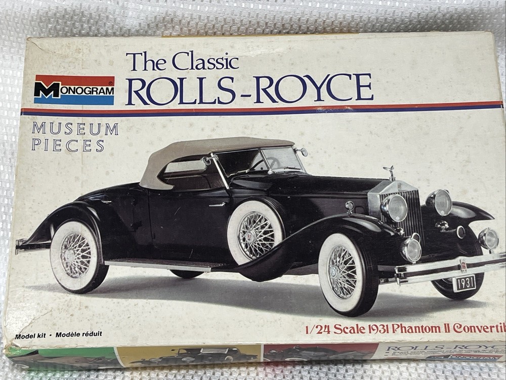 Monogram The Classic Rolls Royce 1931 Phantom II Convertible 1/24. Kit 8203 a