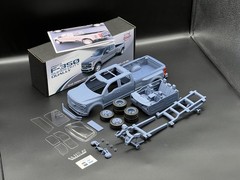 1/25 2023 Ford F-350 SD Dually Truck Resin Model Kit with, Clear Parts & Tires