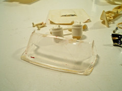 VINTAGE AMT 1960 THUNDERBIRD CONVERTIBLE KIT #1260 REBUILDER OR PARTS *L@@K!