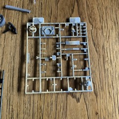Built Model Car, 1991 Monogram Stock Car STARTED, INCOMPLETE, MODIFIED