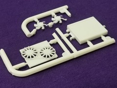 2021 Dodge Charger HELLCAT RADIATOR , FANS , SHROUD from 1:25 AMT Model Kit