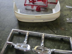 Revell 1/24 L.A.P.D. Camaro model Parts Front & Rear Bumpers , Lenses V98C