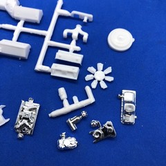 76. Dodge Dart Mopar 360 4 Barrel ENGINE UNBUILT MPC 1:25 Search LBR Model Parts