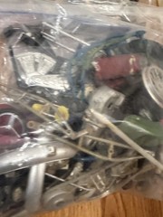 Vintage Model Motorcycle Parts Lot Misc