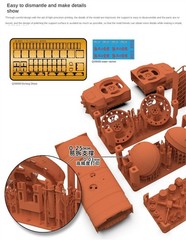 QW Q09008 1/72 Zaamurets/Orlik/No,105 Armored Train Model Kit w/Metal Track