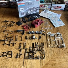 Built Model Car, 1991 Monogram Stock Car STARTED, INCOMPLETE, MODIFIED