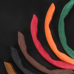 Suitable for Dacia Sports Suede Steering Wheel Cover, Split Snap-On Anti-Slip St