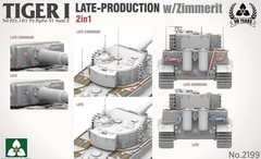 TAKOM 2199 1/35 Scale Tiger I Late Production w/Zimmerit Plastic model Model Kit