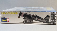 REVELL F 4U-4 CORSAIR AIRPLANE MODEL KIT aircraft 1:48 Scale Skill 4 85-5248 NEW