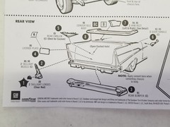 1957 Chevrolet Bel Air CONVERTIBLE BOOT for 1:16 AMT Model Kit 57 Chevy
