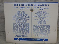 Roco Minitanks / Herpa (NEW) Modern US M-47 Patton Main Tank Lot #893K