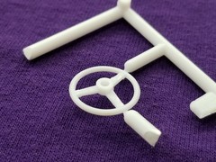 1991 Chevy S-10 Lowrider CUSTOM STEERING WHEEL from Revell 1:25 Model Kit