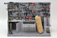 TomyTec 1/12 GUN RACK C LD008 Plastic Model Kit