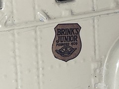 1937 INTERNATIONAL D Brink’s Jr Armored Car Promo 1/22 NATIONAL PRODUCTS Grey