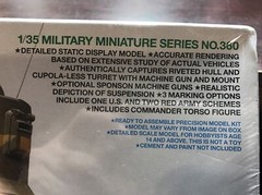 TAMIYA 35360 M3 STUART US LIGHT TANK MODEL KIT-NIB- 1/35 SCALE
