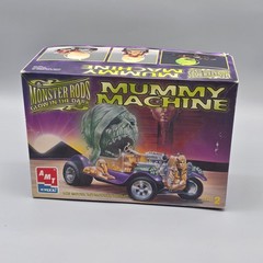 AMT/ERTL 1/25 Mummy Machine Parts Kitbash Chrome Drag Wheels Damaged Finish