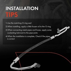 A-Premium A/C Discharge Line Hose Assembly Compatible with Hyundai Elantra