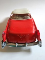 Rare Red 1955 Cadillac 2 Door Sedan Dealer Promo Model Car 1/25 Scale