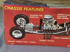 RARE Vintage 1/25 AMT PEANUT 1 MONZA FUNNY CAR #2801 NOS FACTORY SEALED 1970s