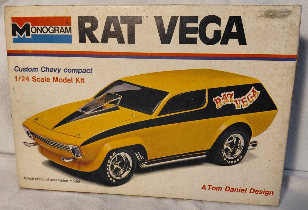 MONOGRAM 1/24 TOM DANIEL RAT VEGA MODEL BOX ONLY