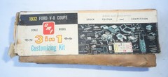 1960S AMT 3 IN 1 MODEL KIT BOX OF 1932 FORD V8 DEUCE COUPE ORIGINAL BOX ONLY