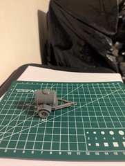 3D Printed 1/144 Unpainted U.S. Water Tank Trailer