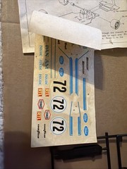 Lincoln-Mercury Capri “1/25 Scale” Entex Model Parts Only Decals Too