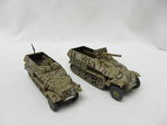 Roskopf 1/100 Scale and 1/87 Scale 3D Printed SdKfz 251 Halftracks U Pick