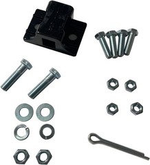 Pair Mud Flap Hangers Kit 30″ Use 24″ Wide Semi Truck Mudflaps Steel Straight