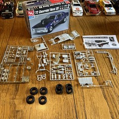 AMT ERTL ’72 Chevy Nova SS Model Car 1:25 INCOMPLETE For PARTS