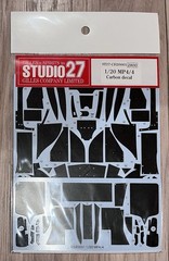 Studio27 CD20001 1/20 McLaren MP4/4 Full Carbon Decal for Tamiya New