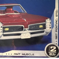 New Sealed 2006 RC2 Pontiac GTO 1967 AMT Muscle Ertl 1/25 Scale Red Model Kit