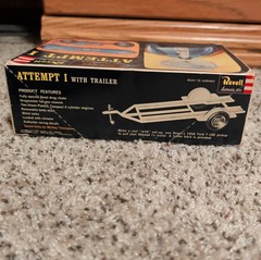 Vintage 1963 Revell Mickey Thompsons Attempt I 1/25 Scale Model Kit Started