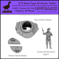 NUMODEL NMFRA400 | 1/72 Resin WWII French Type 95 Ha-Go Tank “Joffre” Model Kit