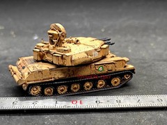 1/100 Soviet ZSU-23-4 Shilka SPAAG 3D Printed Fully Painted & Weathering