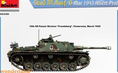 MINIART 35336 1/35 Scale StuG III Ausf. G March 1943 Alkett Prod Model Kit