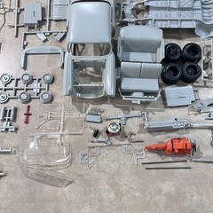 A1C 1957 Chevrolet Bel Air Hardtop Big 1/16 Model Kit AMT T841