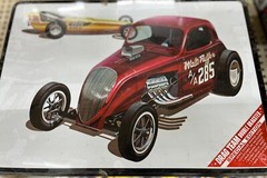 AMT 627 FIAT Double DRAGSTER Drag Team in tin can 1/25 McM kit fs