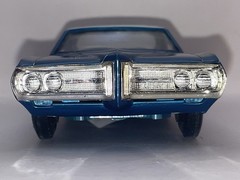 MPC Promo 1969 Pontiac Bonneville 2Dr HT 1/25 Warwick Blue w/White Top XLNT-NM