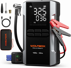 MV24A 4000A Jump Starter with 160PSI Air Compressor, 12V Car Battery Booster, 88