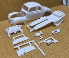 1940 FORD Standard Coupe BODY SHELL & MORE 1/25 Scale Monogram NEW Model PARTS