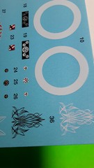 32 1932 Ford 1/25 waterslide decal sheet Custom devil flames pinstripe Hot Rod