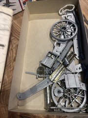 Palmer Plastics US Revolutionary War Cannon Brass Plated Model Kit
