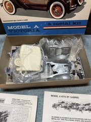 Vintage Gabriel Model A Victoria Metal Kit No 4866 Unassembled W/ Box Parts