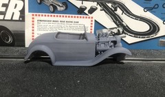 3D Resin Body Print in 1/32 scale of a 1932 Ford Cabriolet Hot Rod