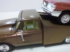 Chevy Ramp truck & car built model cars (please read)